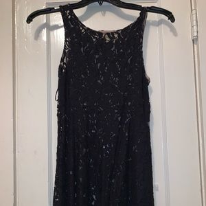 Free People Black Lace Dress